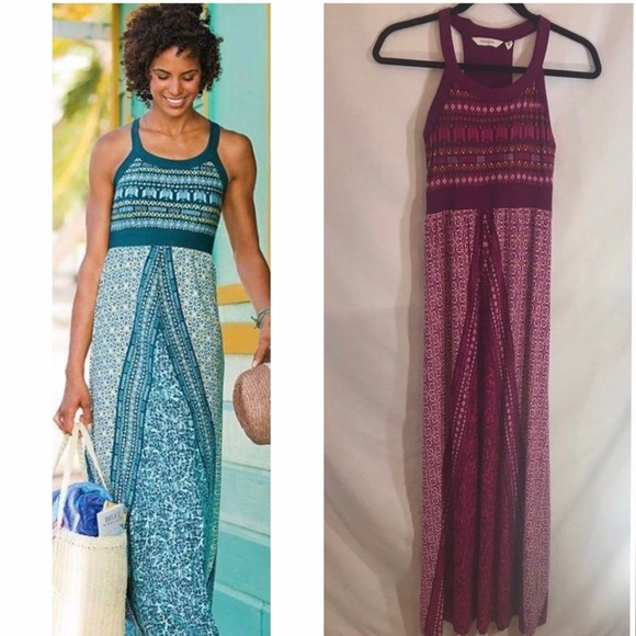 Athleta raspberry persia rio maxi dres - Picture 1 of 8